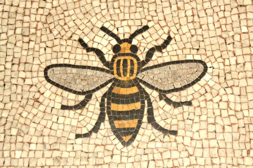 Bee Mosaic Mural
