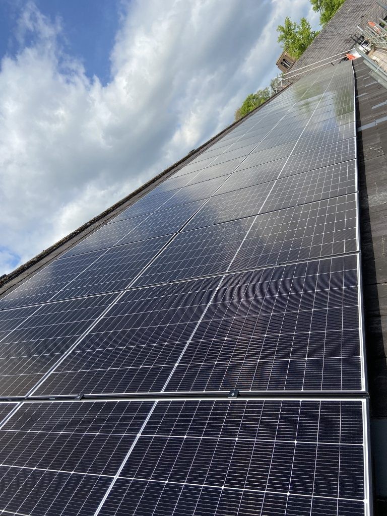 solar panels at bulls head hale barns