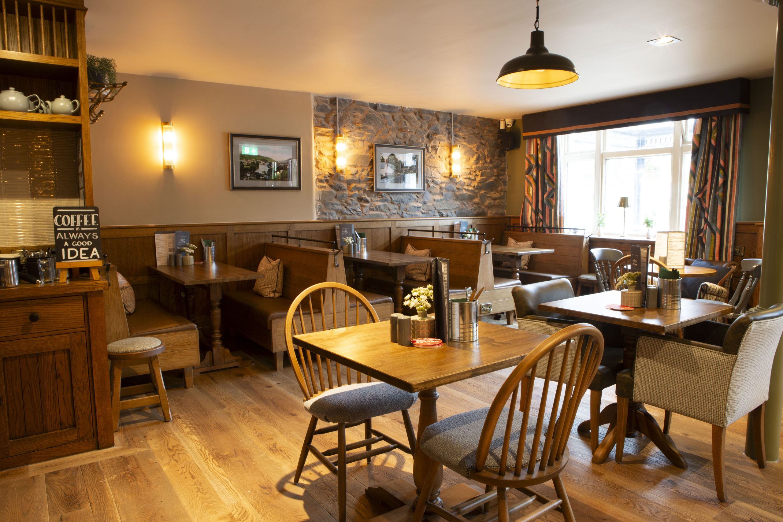 the bridge end in llangollen new dining space