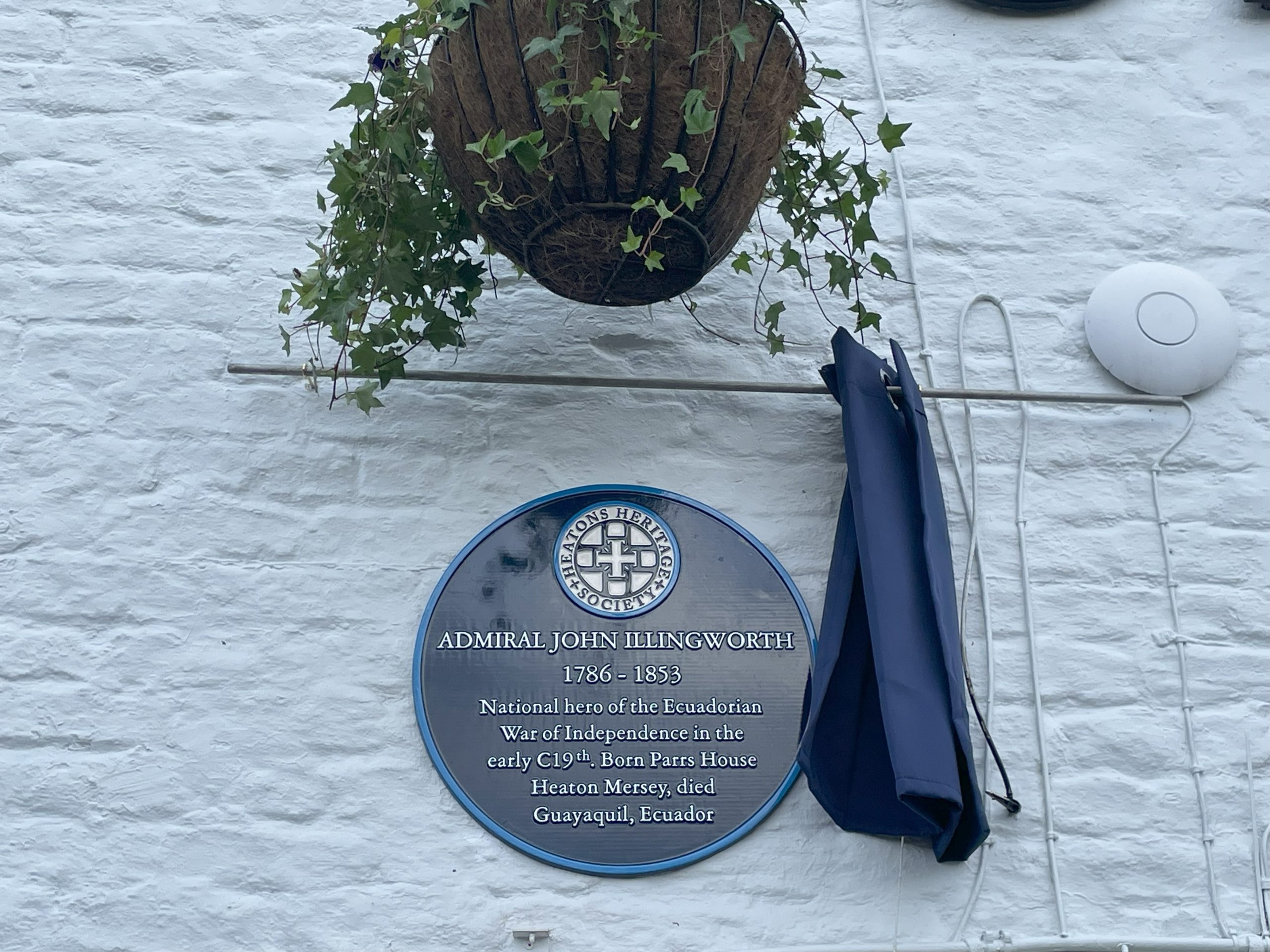 plaque unveiling heaton mersey