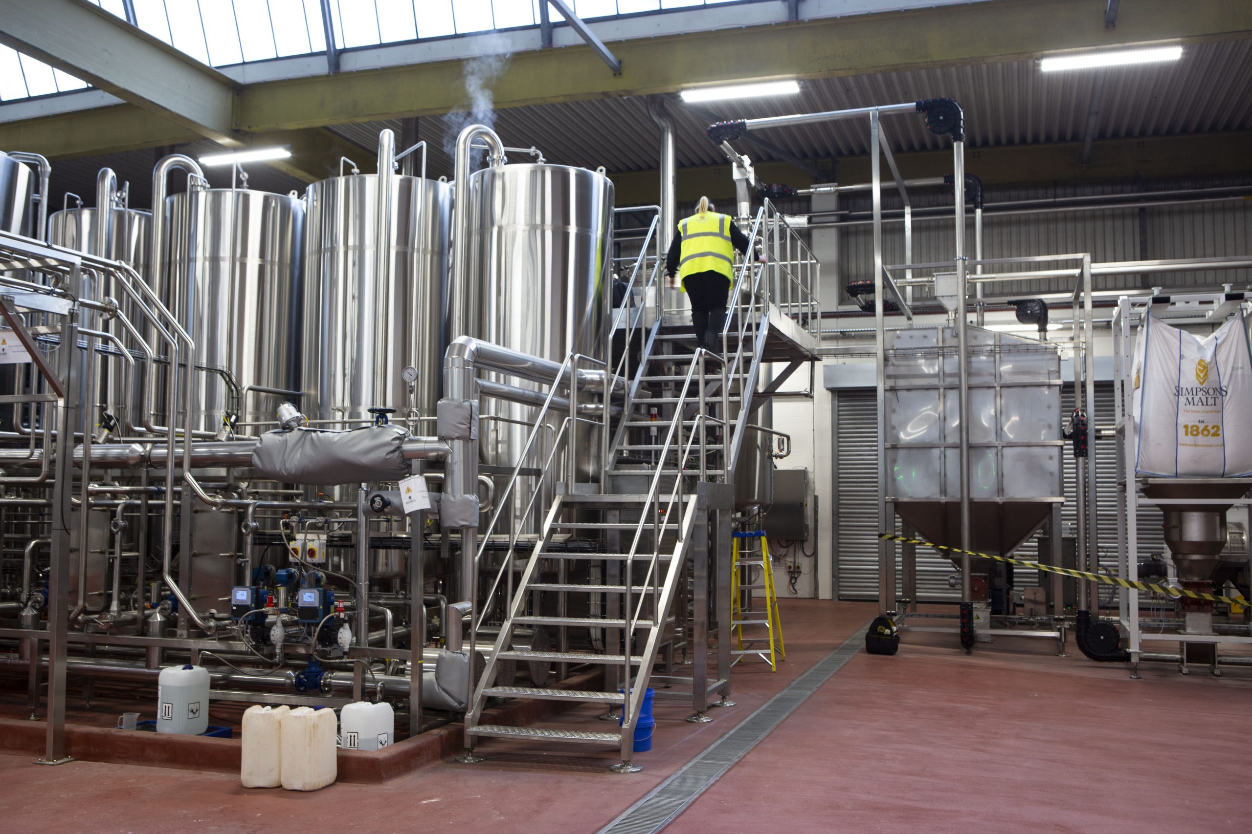 Picture of the new brewhouse
