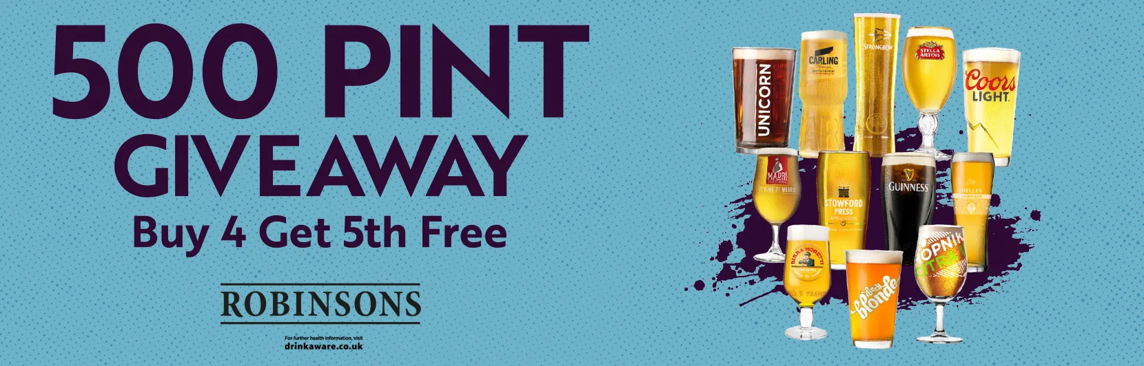 ROBINSONS GIVING AWAY 40,000 PINTS IN PUBS