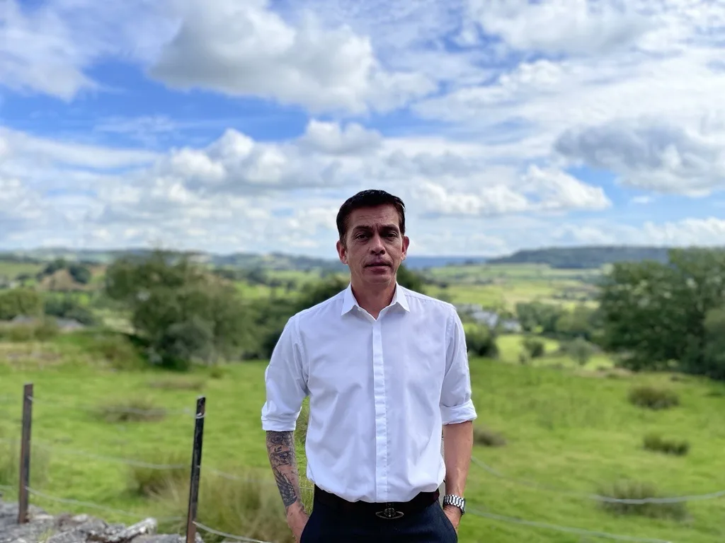 David Yip with the Masons Arms views