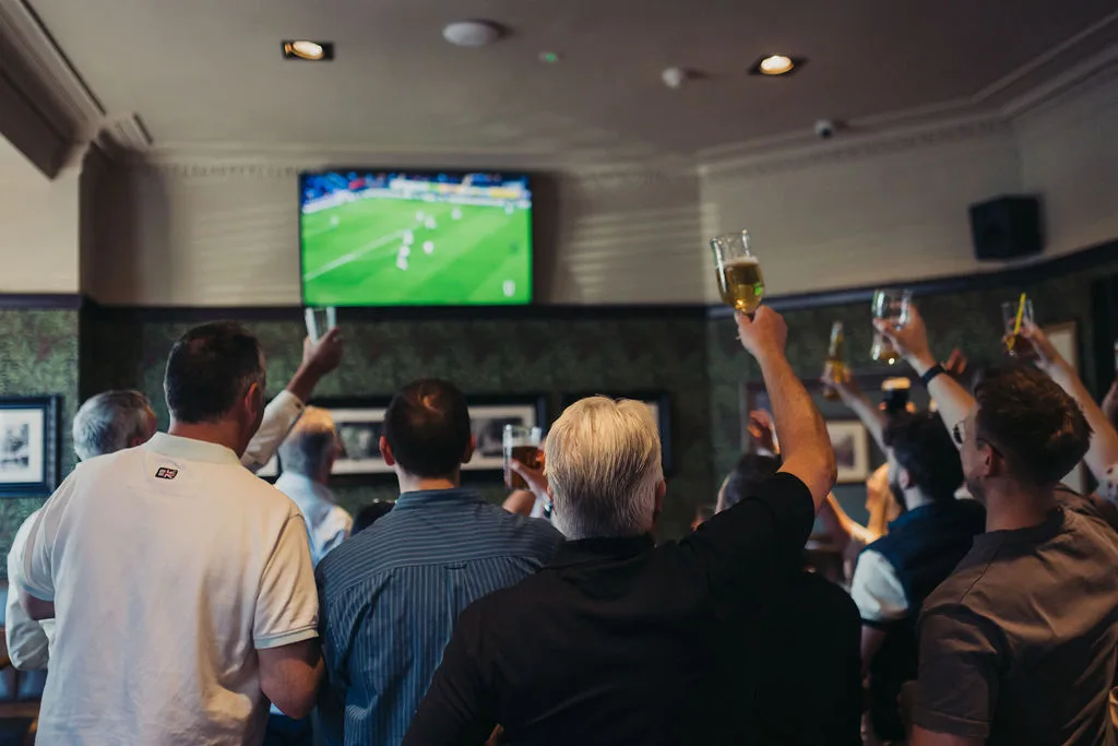 Robinsons pubs showing the football 2025