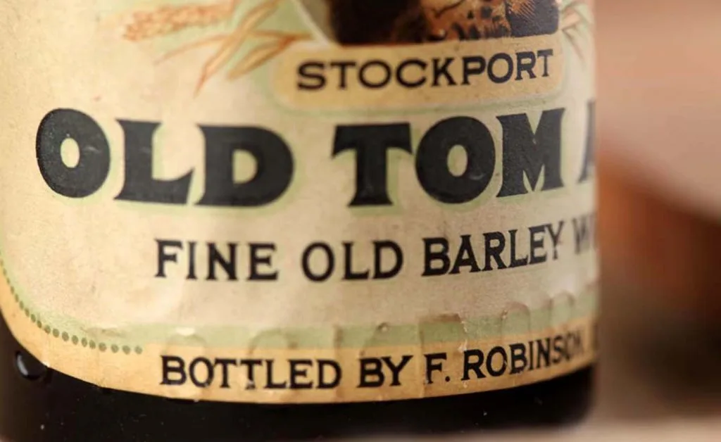 Old Tom label closeup