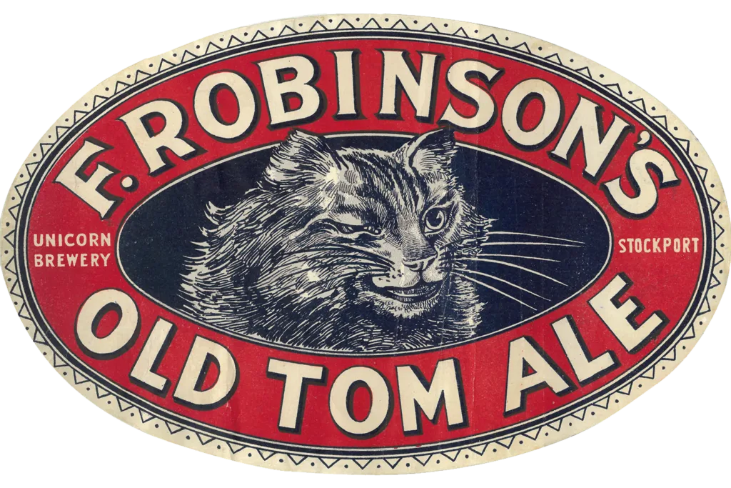 Old Tom Ale label